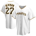 Pittsburgh Pirates #27 Kevin Newman White HeidiMiller Cool Base Stitched Jersey