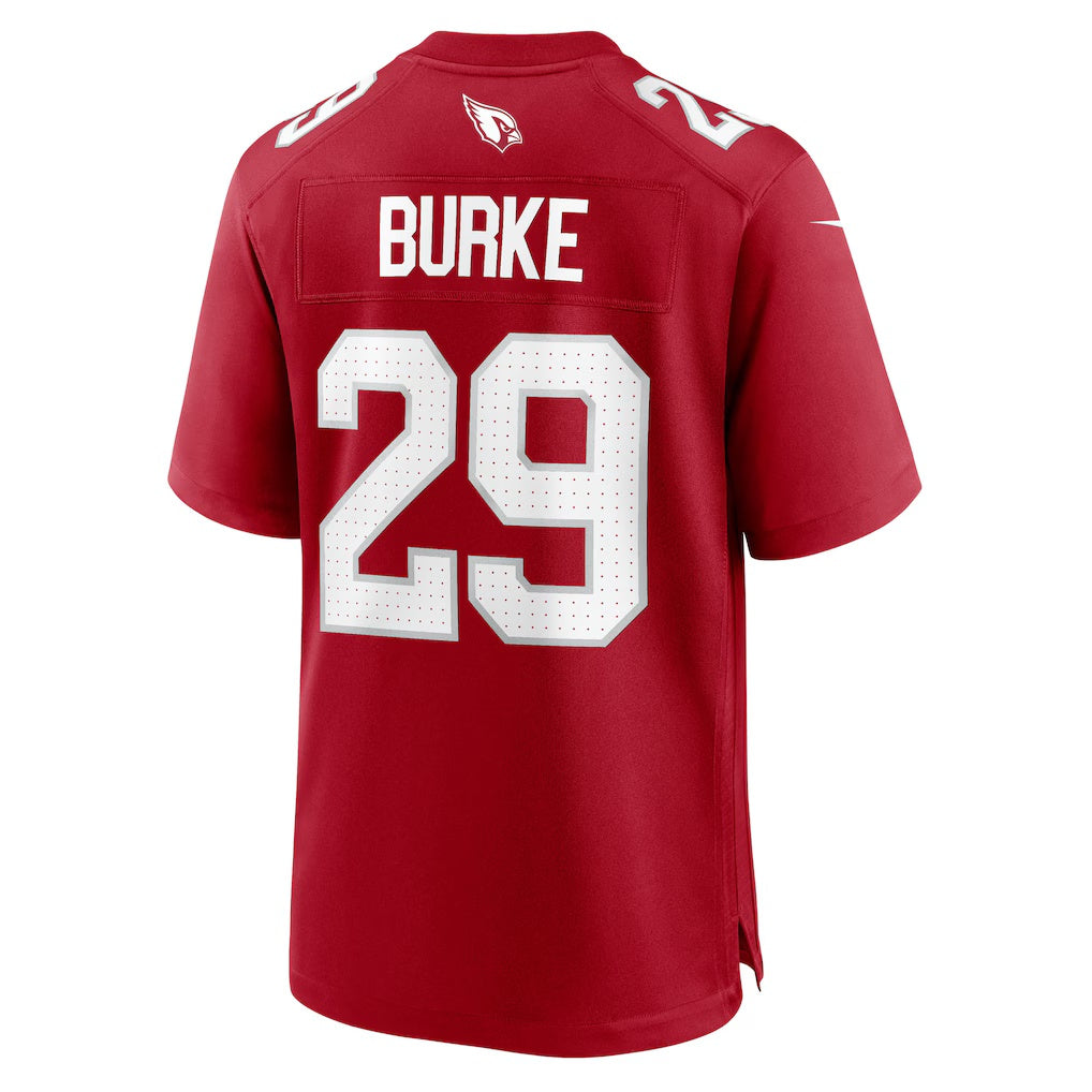 A.Cardinals #29 Denzel Burke Cardinal HeidiMiller Team Game Jersey