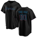 Custom Miami Marlins Black HeidiMiller Alternate Replica Jersey