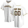 Custom Pittsburgh Pirates White HeidiMiller Home Replica Jersey