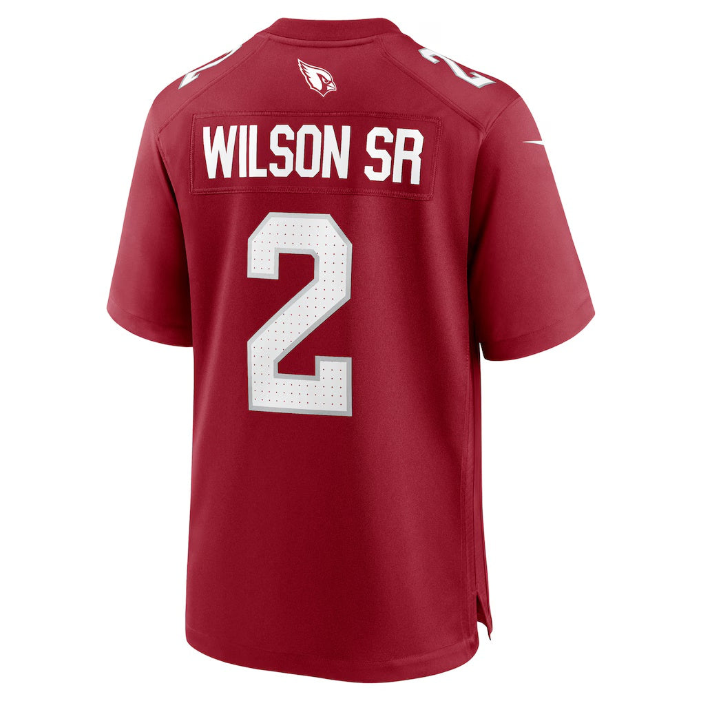 A.Cardinals #2 Mack Wilson Sr. Cardinal HeidiMiller Team Game Jersey