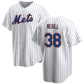 New York Mets #38 Tylor Megill White HeidiMiller Cool Base Stitched Jersey