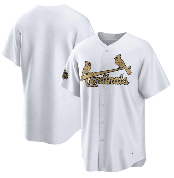 St. Louis Cardinals Blank White HeidiMiller 2022 All-Star Cool Base Stitched Jersey