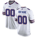 Custom B.Bills White HeidiMiller Game Jersey