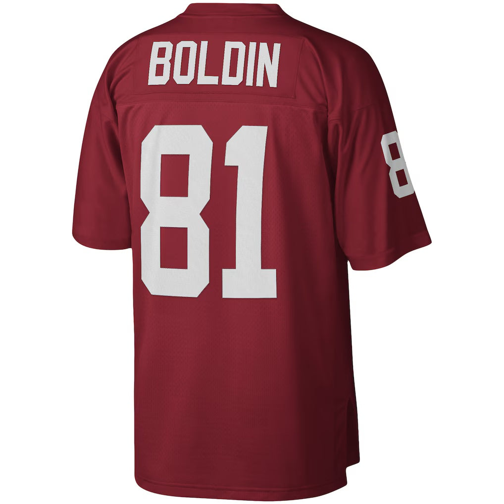 A.Cardinals #81 Anquan Boldin Mitchell & Ness Cardinal HeidiMiller Legacy Replica Jersey