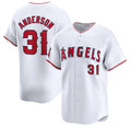 Los Angeles Angels #31 Tyler Anderson White HeidiMiller Home Limited Stitched Jersey