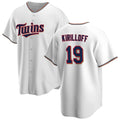 Minnesota Twins #19 Alex Kirilloff White HeidiMiller Cool Base Stitched Jersey 2