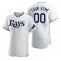 Custom Tampa Bay Rays White HeidiMiller 2020 Stitched Flex Base Jersey