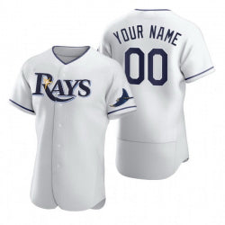 Custom Tampa Bay Rays White HeidiMiller 2020 Stitched Flex Base Jersey