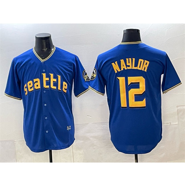 Seattle Mariners #12 Josh Naylor Royal HeidiMiller 2025 Limited Stitched jersey