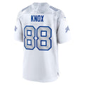 B.Bills #88 Dawson Knox White HeidiMiller 2025 Rivalries Collection Game Jersey