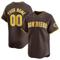 Custom San Diego Padres Brown HeidiMiller 2024 Away Limited Stitched Jersey