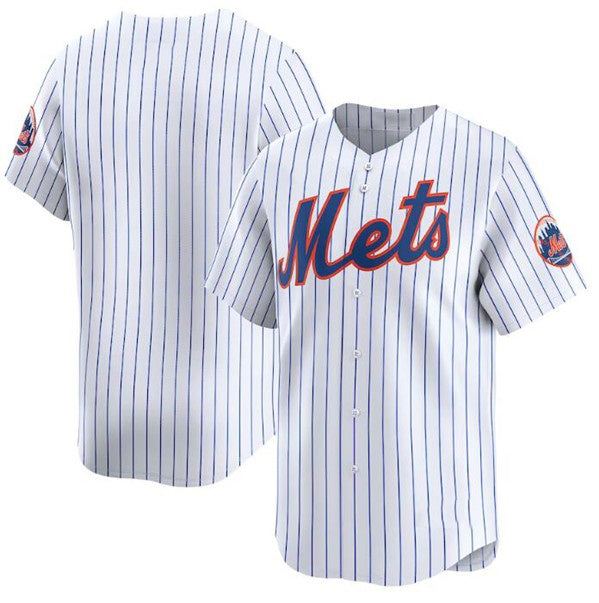 New York Mets Blank 2024 White HeidiMiller Home Limited Stitched Jersey