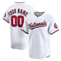 Custom Washington Nationals White HeidiMiller Home Limited Jersey