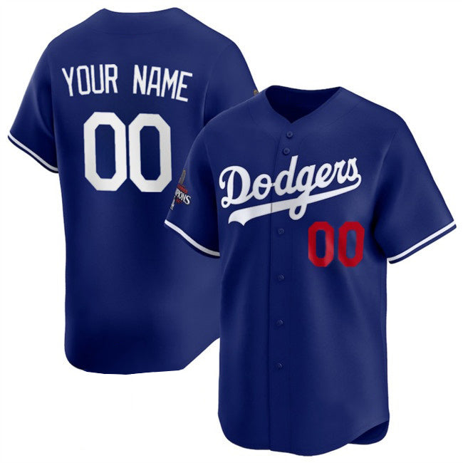 Cuatom Los Angeles Dodgers Active Player Royal HeidiMiller 2024 World Series Champions Alternate Limited Stitched Jersey