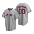 Custom Los Angeles Angels Gray HeidiMiller Stitched Cool Base Road Jersey