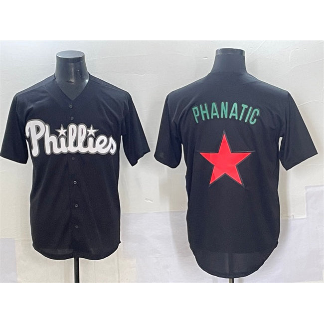 Philadelphia Phillies Phanatic Black HeidiMiller Lights Out Limited Stitched Jersey