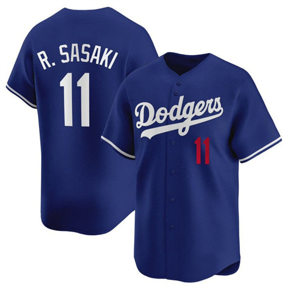 Los Angeles Dodgers #11 Roki Sasaki Royal HeidiMiller 2025 Alternate Limited Stitched Jersey