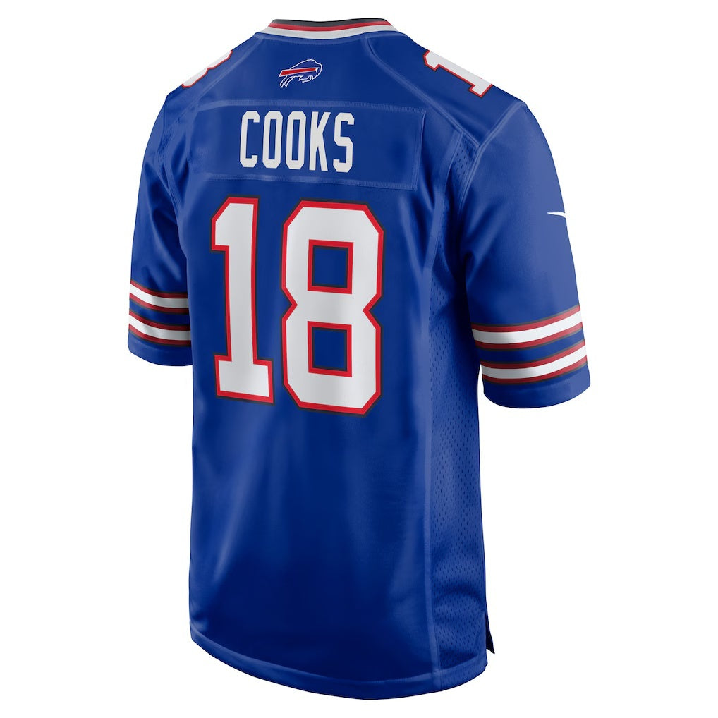 B.Bills #18 Brandin Cooks Royal HeidiMiller Team Game Jersey