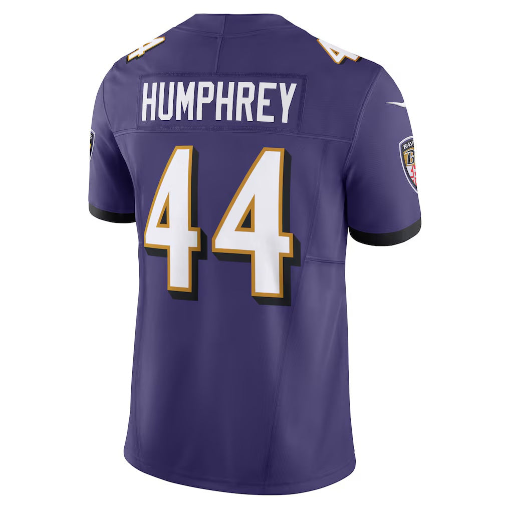 B.Ravens #44 Marlon Humphrey Purple HeidiMiller Vapor F.U.S.E. Limited Jersey
