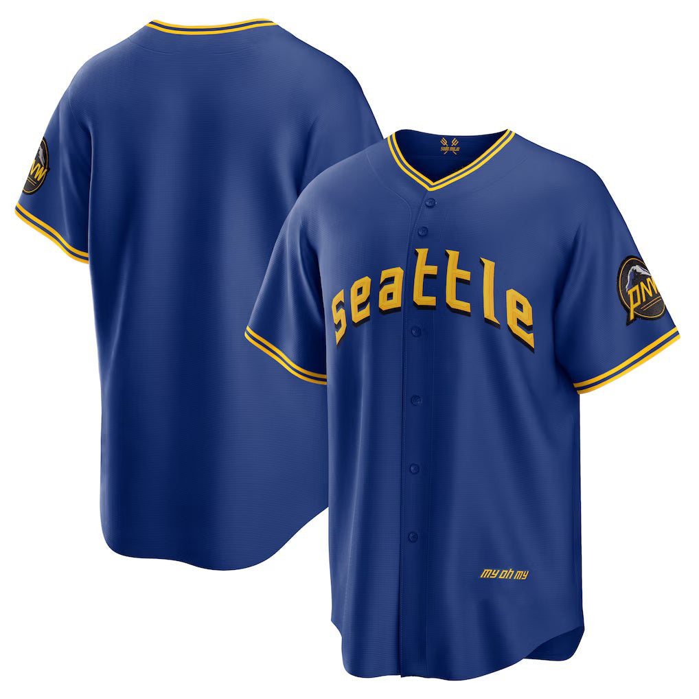 Seattle Mariners Royal HeidiMiller City Connect Replica Jersey