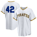 Pittsburgh Pirates #42 Jackie Robinson White HeidiMiller Home 2025 Day Replica Jersey