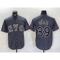 New York Mets #39 Edwin Diaz Gray HeidiMiller 2024 City Connect Cool Base Jersey 2