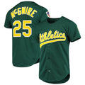 Oakland Athletics #25 Mark McGwire Mitchell & Ness Green HeidiMiller 1997 Cooperstown Collection Authentic Jersey