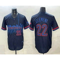 Toronto Blue Jays #22 Ernie Clement Black HeidiMiller City Limited Jersey