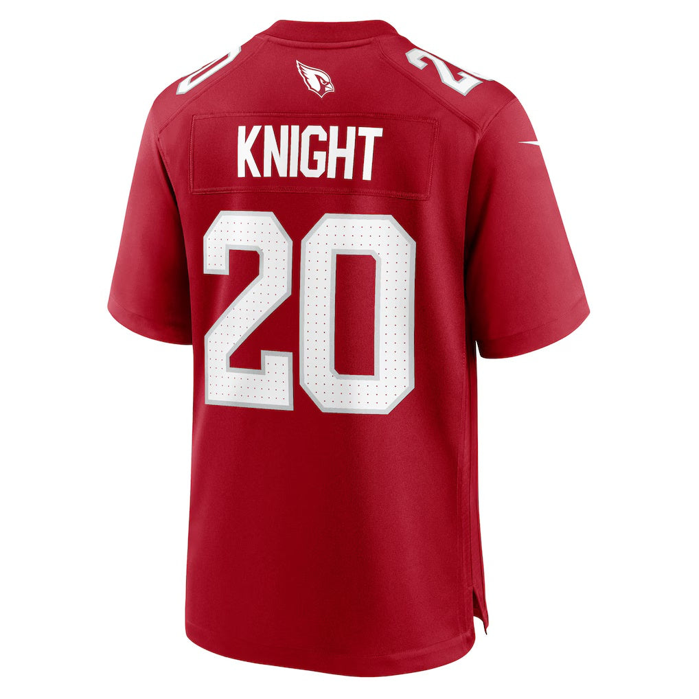 A.Cardinals #20 Zonovan Knight Cardinal HeidiMiller Team Game Jersey