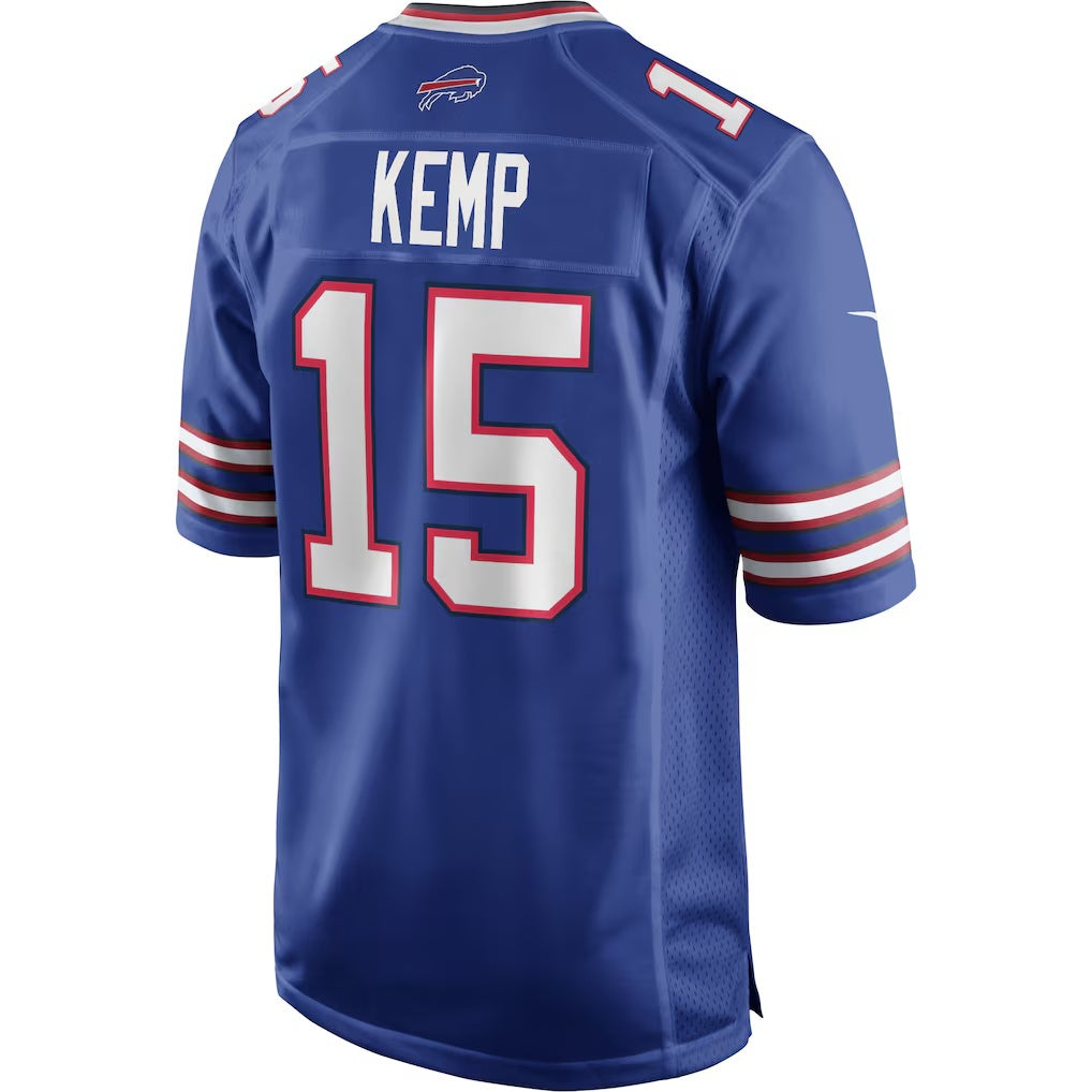 B.Bills #15 Jack Kemp Royal HeidiMiller Game Retired Player Jersey
