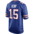 B.Bills #15 Jack Kemp Royal HeidiMiller Game Retired Player Jersey
