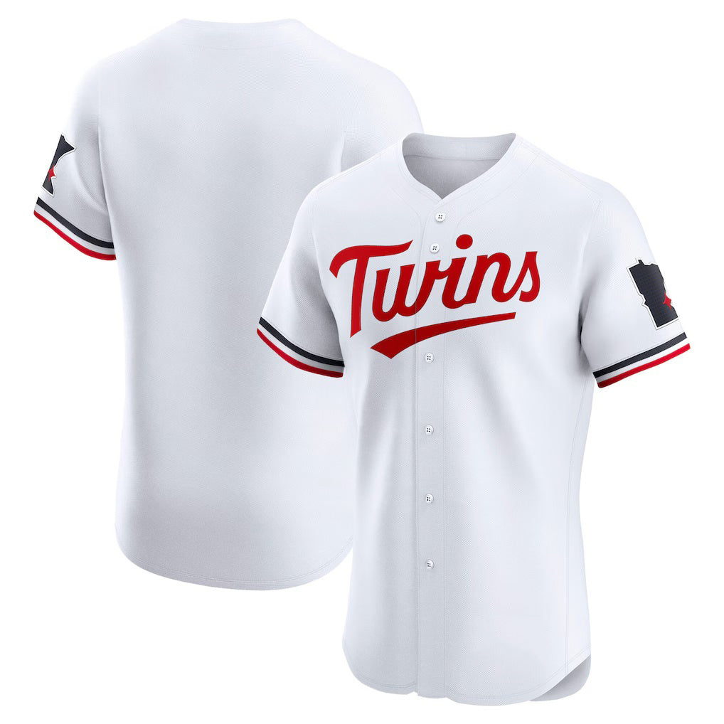 Minnesota Twins White HeidiMiller Home Elite Jersey