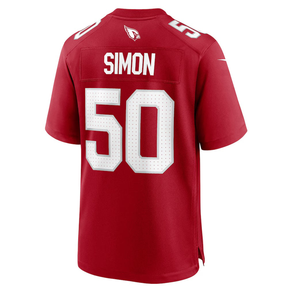 A.Cardinals #50 Cody Simon Cardinal HeidiMiller Team Game Jersey