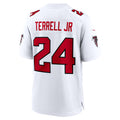 A.Falcons #24 A.J. Terrell White HeidiMiller Game Jersey