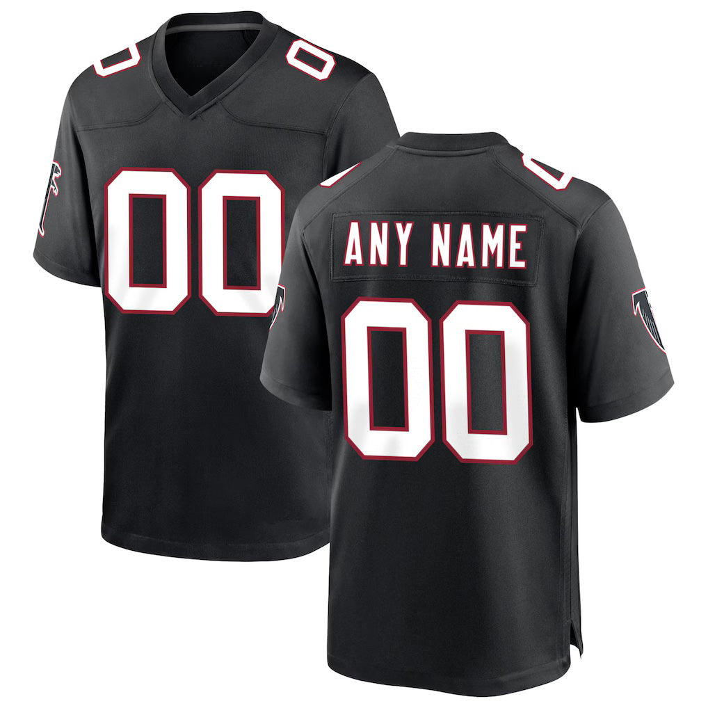Custom A.Falcons Black HeidiMiller Throwback Game Jersey