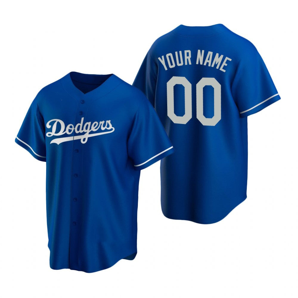 Custom Los Angeles Dodgers Royal HeidiMiller Stitched Cool Base Jersey