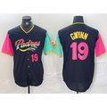 San Diego Padres #19 Tony Gwynn Black HeidiMiller City Connect Cool Base Stitched Jerseys