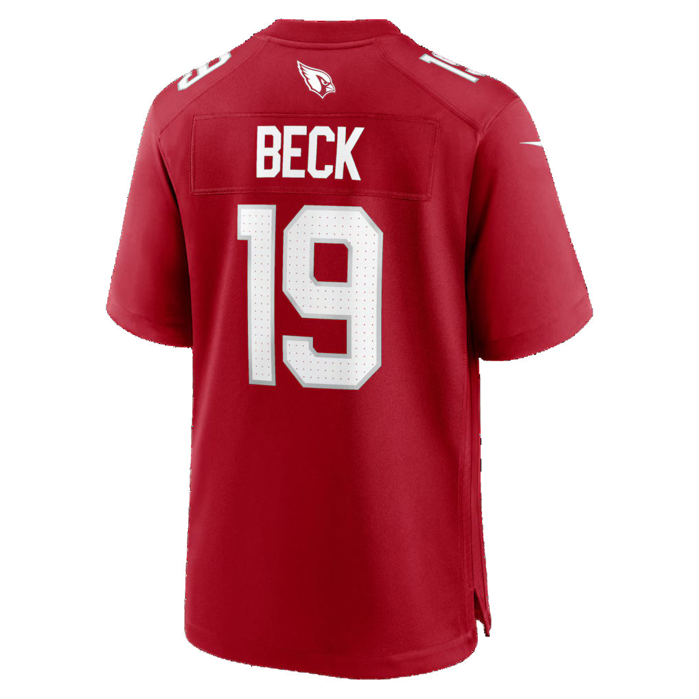 A.Cardinals #19 Carson Beck Cardinal HeidiMiller Game Jersey