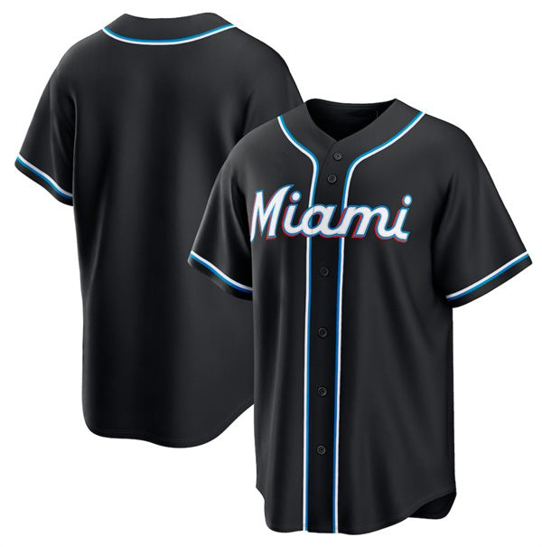 Miami Marlins Blank 2026 Black HeidiMiller Out Stitched Jersey