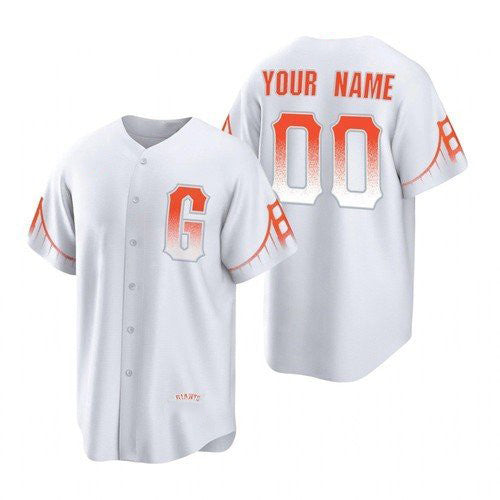 Custom San Francisco Giants White HeidiMiller 2021 City Connect Cool Base Jersey
