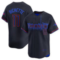 Toronto Blue Jays #11 Bo Bichette Black HeidiMiller 2024 City Connect Limited Stitched Jersey