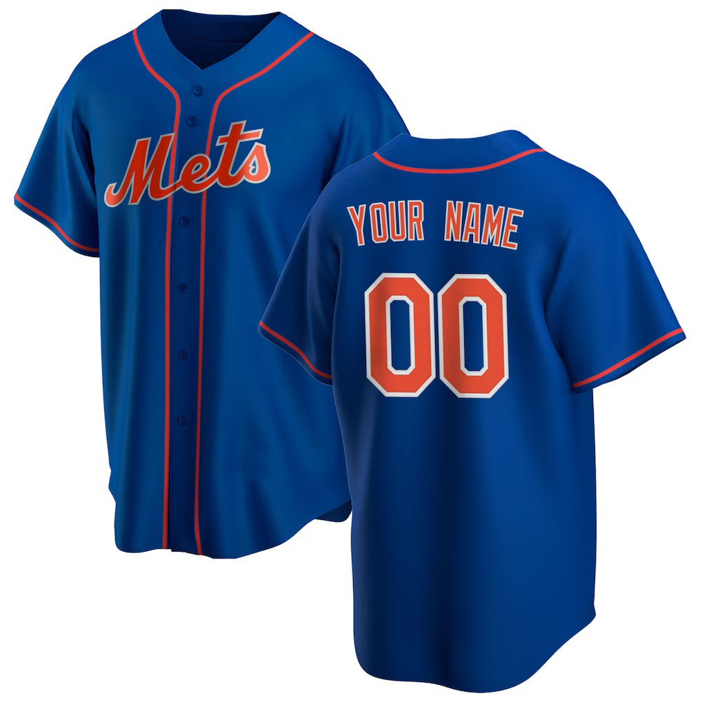 Custom New York Mets Royal HeidiMiller Alternate Replica Pick-A-Player Jersey