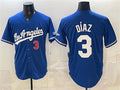 Los Angeles Dodgers #3 Edwin D¨ªaz Royal HeidiMiller Alternate Stadium Stitched Jersey