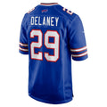 B.Bills #29 Dee Delaney Royal HeidiMiller Game Jersey