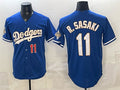 Los Angeles Dodgers #11 Roki Sasaki Royal HeidiMiller 2026 Alternate Gold Collection Stadium Stitched Jersey