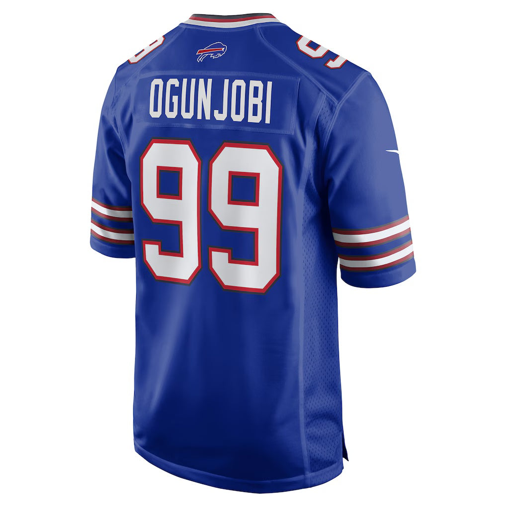 B.Bills #99 Larry Ogunjobi Royal HeidiMiller Team Game Jersey