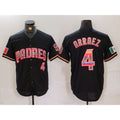 San Diego Padres #4 Luis Arraez Black HeidiMiller Mexico Cool Base Stitched Jersey