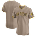 San Diego Padres Sand HeidiMiller Alternate Vapor Premier Elite Patch Jersey