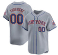 Cutsom New York Mets Active Player 2024 Gray HeidiMiller Away Limited Stitched Jersey